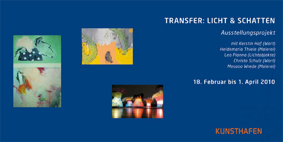 Einladung Transfer: Licht&Schatten